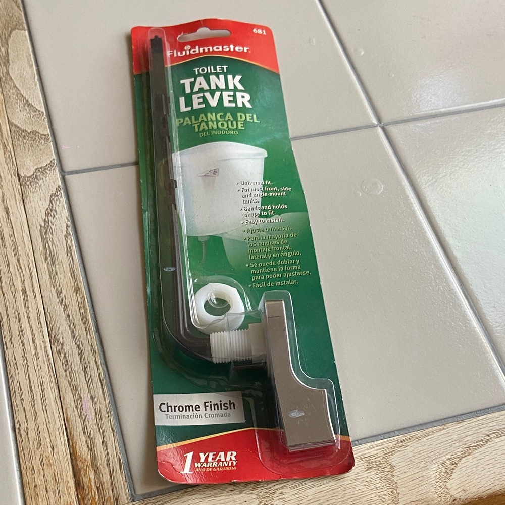 Fluid master toilet tank lever